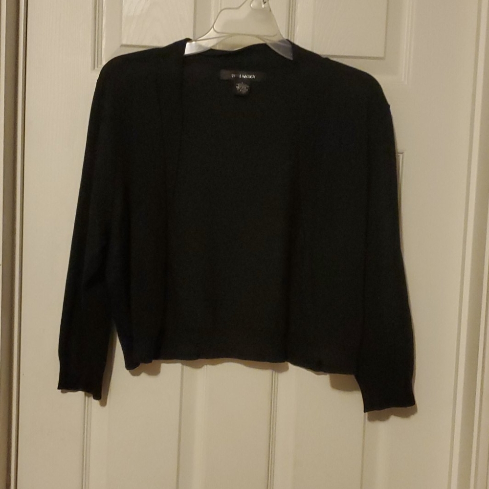 89th & Madison black shrug XL